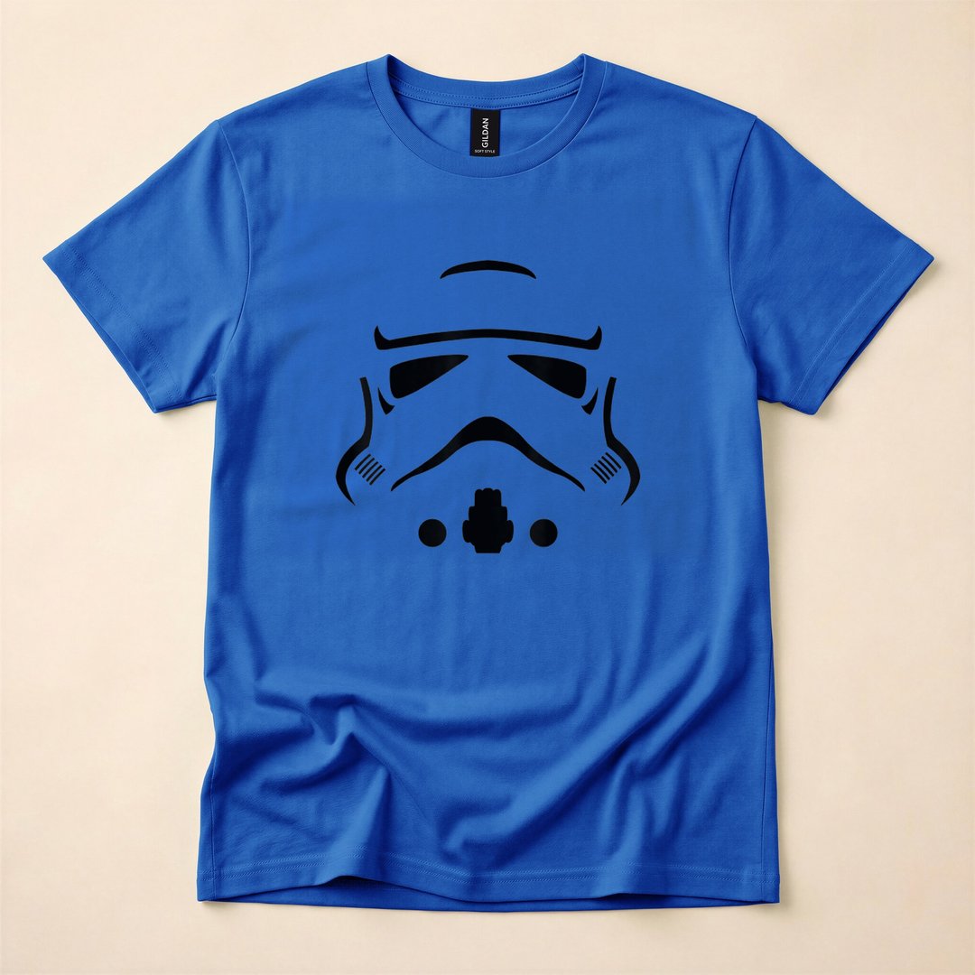 Star Wars Stormtrooper Big Face Halloween Costume T-Shirt - photo 4