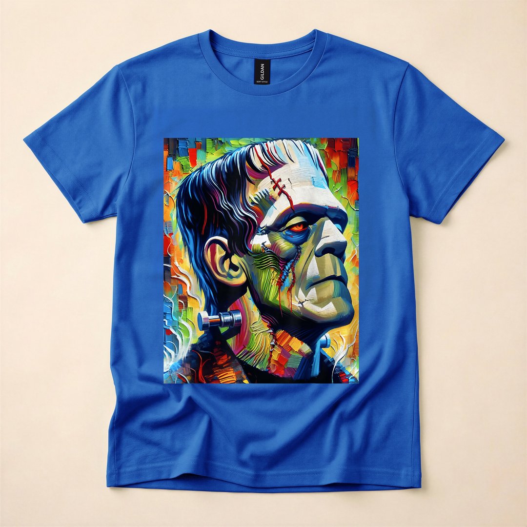 Frankenstein Monster and Bride Matching Couples Halloween T-Shirt - photo 3