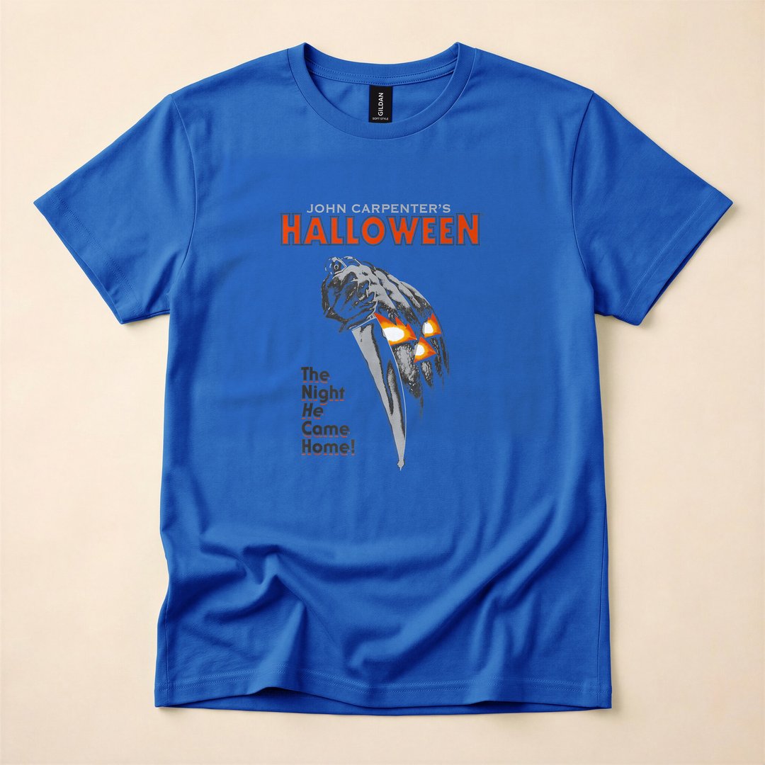 Classic Halloween Horror Movie Poster Spooky Night T-Shirt - photo 3