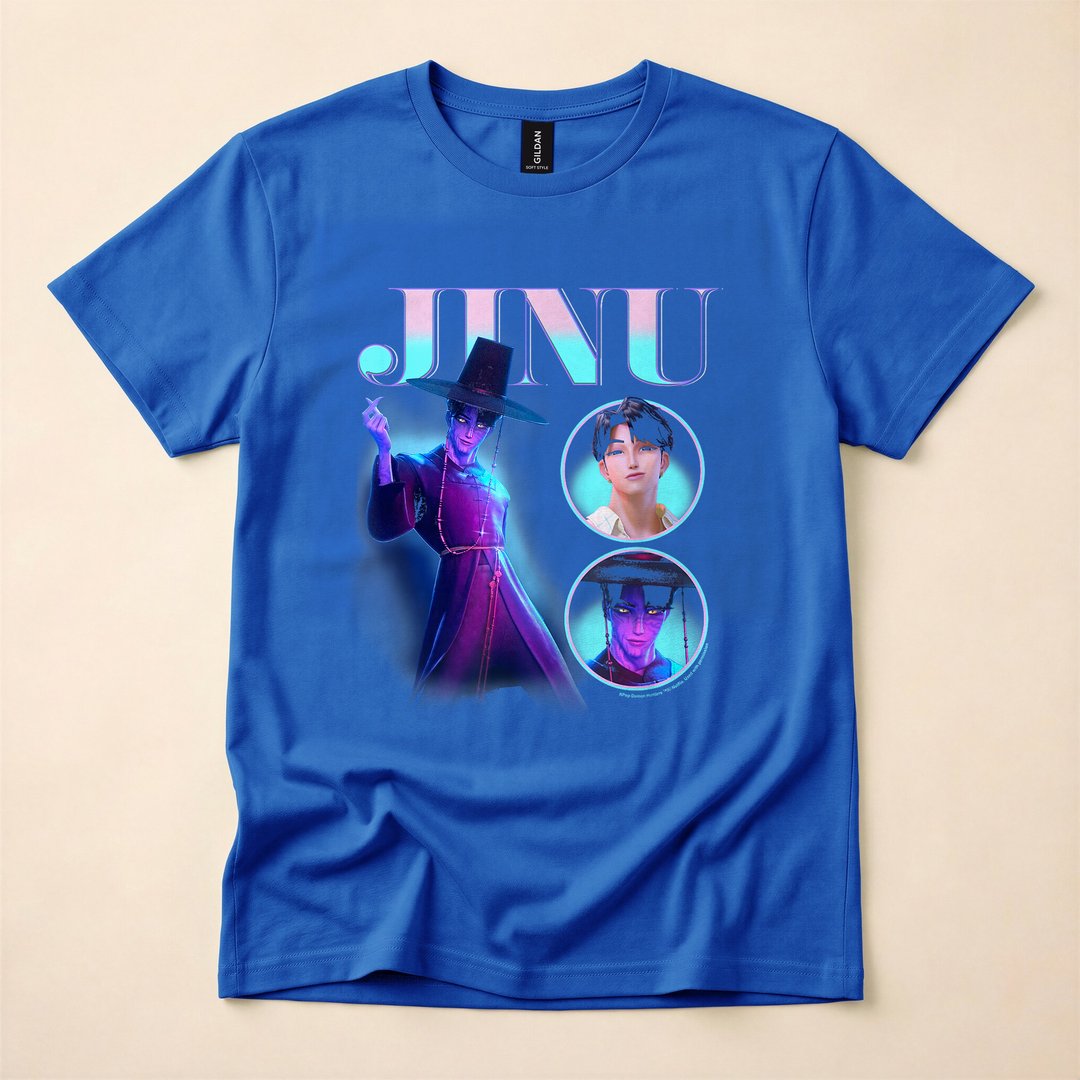 Jinu Saja Boys Y2K Halloween Showcase Poster T-Shirt - photo 3