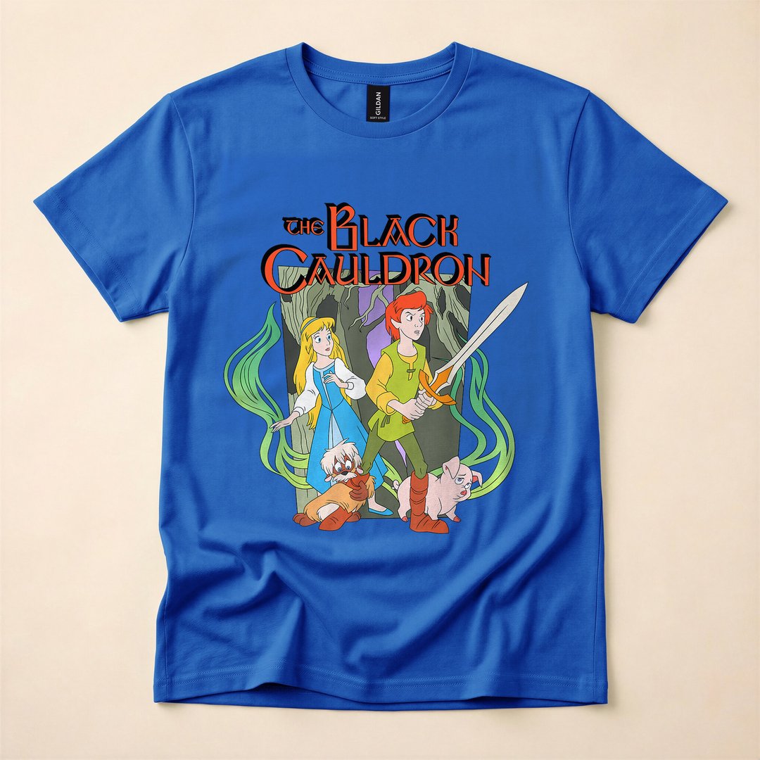 The Black Cauldron Taran and Eilonwy Dark Forest T-Shirt - photo 4