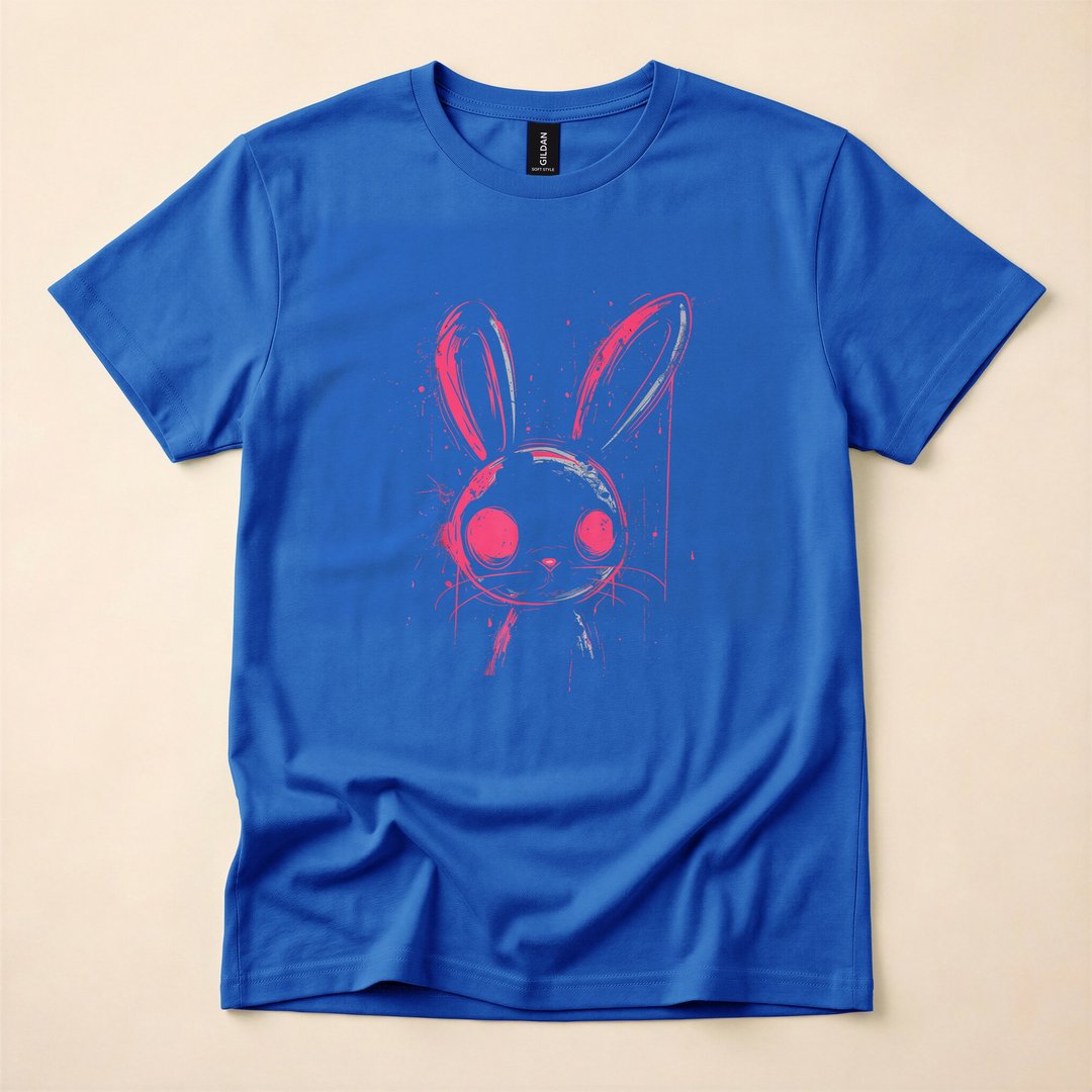 Pastel Goth Bunny Creepy Cute Grunge Halloween T-Shirt - photo 3