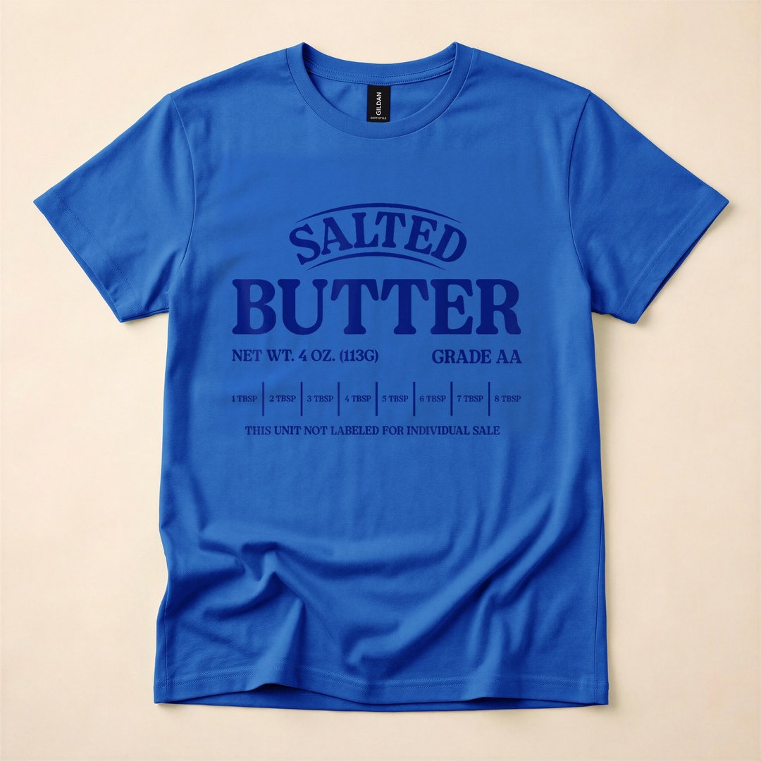 Pretend I'm Salted Butter Funny Halloween Costume T-Shirt - photo 4