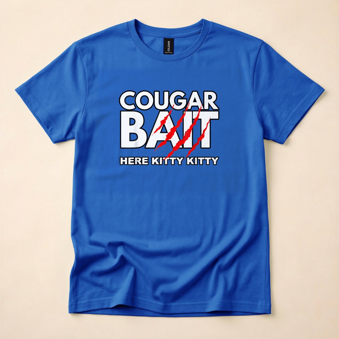 Cougar Bait Funny Halloween Costume T-Shirt - photo 3