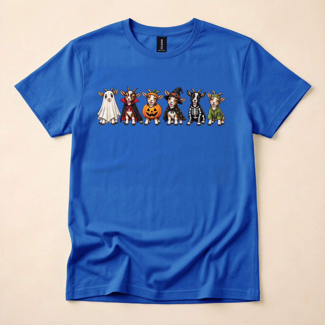 Goat Head Halloween Animal Costume T-Shirt - photo 3