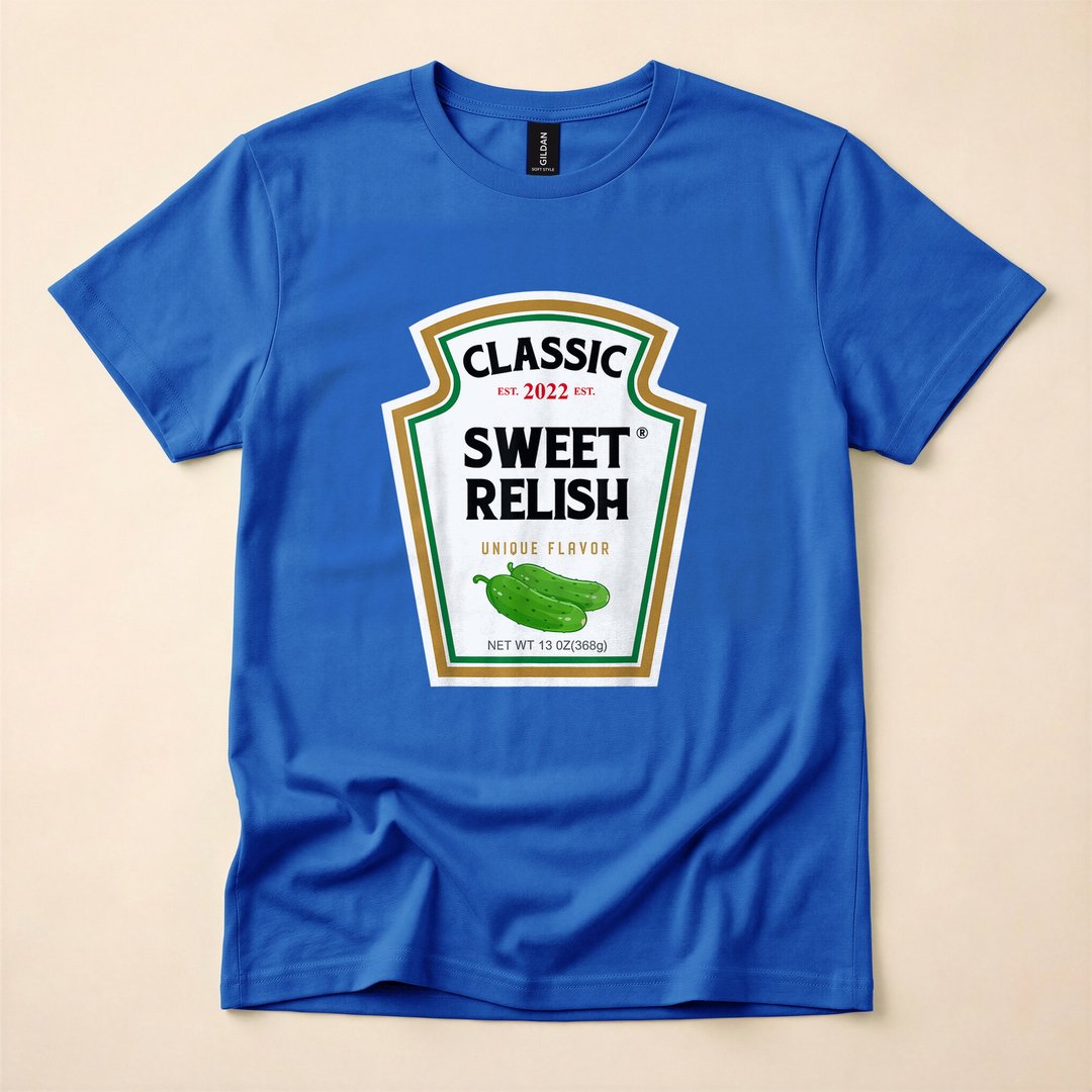 Sweet Relish Green Pickle DIY Halloween Costume T-Shirt - photo 4