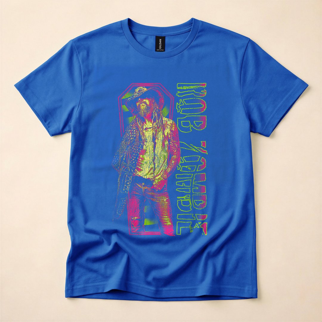 Rob Zombie Coffin Crackle Horror T-Shirt - photo 3