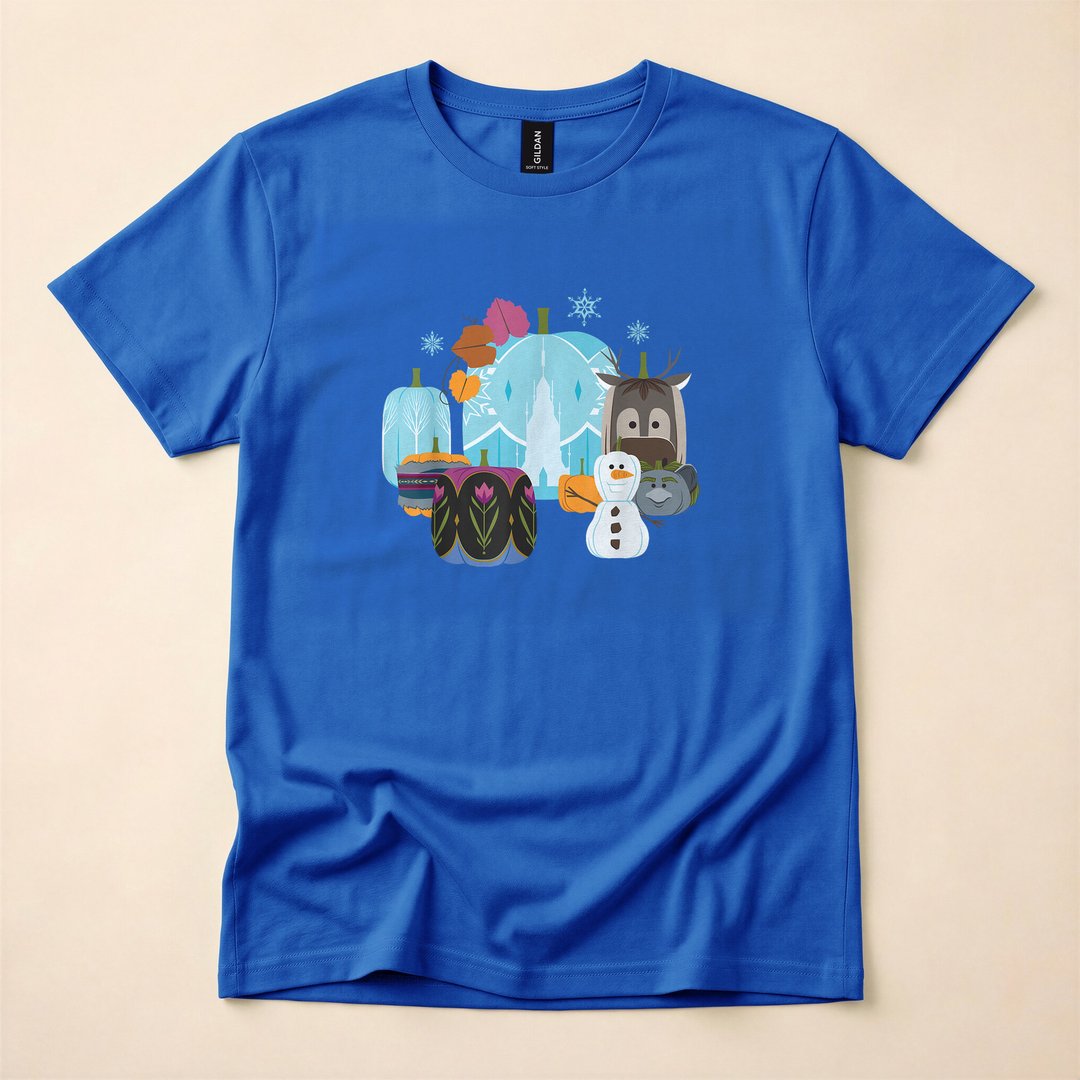 Disney Frozen Princesses Autumn Pumpkin Harvest T-Shirt - photo 3