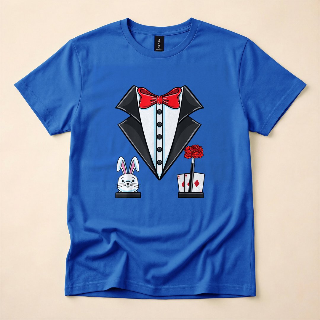 Classic Magician Costume Funny Halloween T-Shirt - photo 3