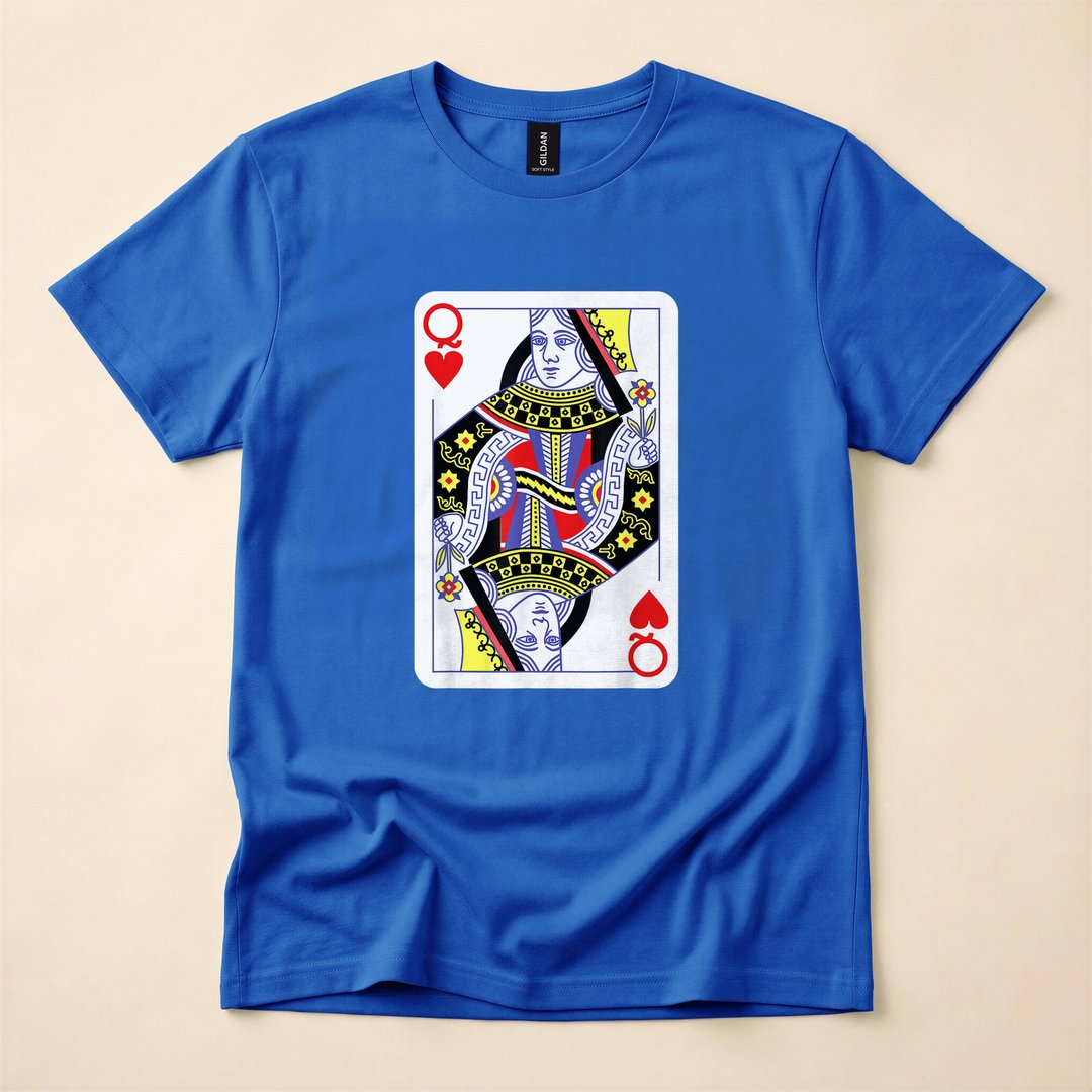 Queen of Hearts Playing Card Halloween Costume T-Shirt - photo 3