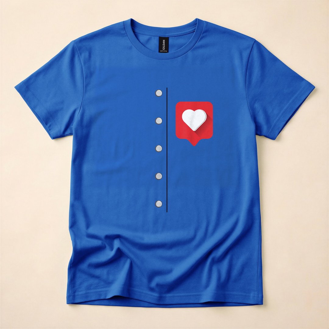 Retro Tin Man DIY Halloween Costume Heart T-Shirt - photo 4