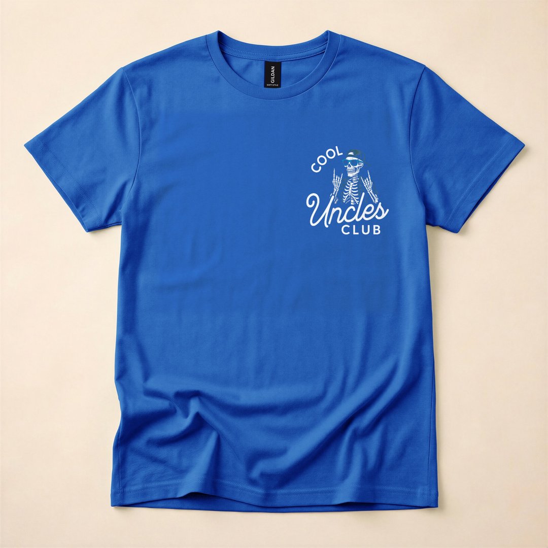 Cool Uncles Club Funny Skeleton Uncle T-Shirt - photo 3