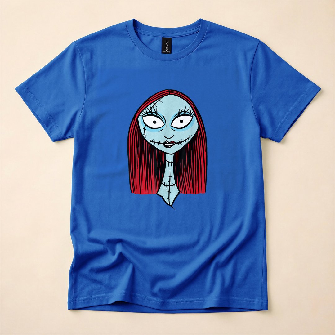 The Nightmare Before Christmas Sally Big Face Halloween T-Shirt - photo 3