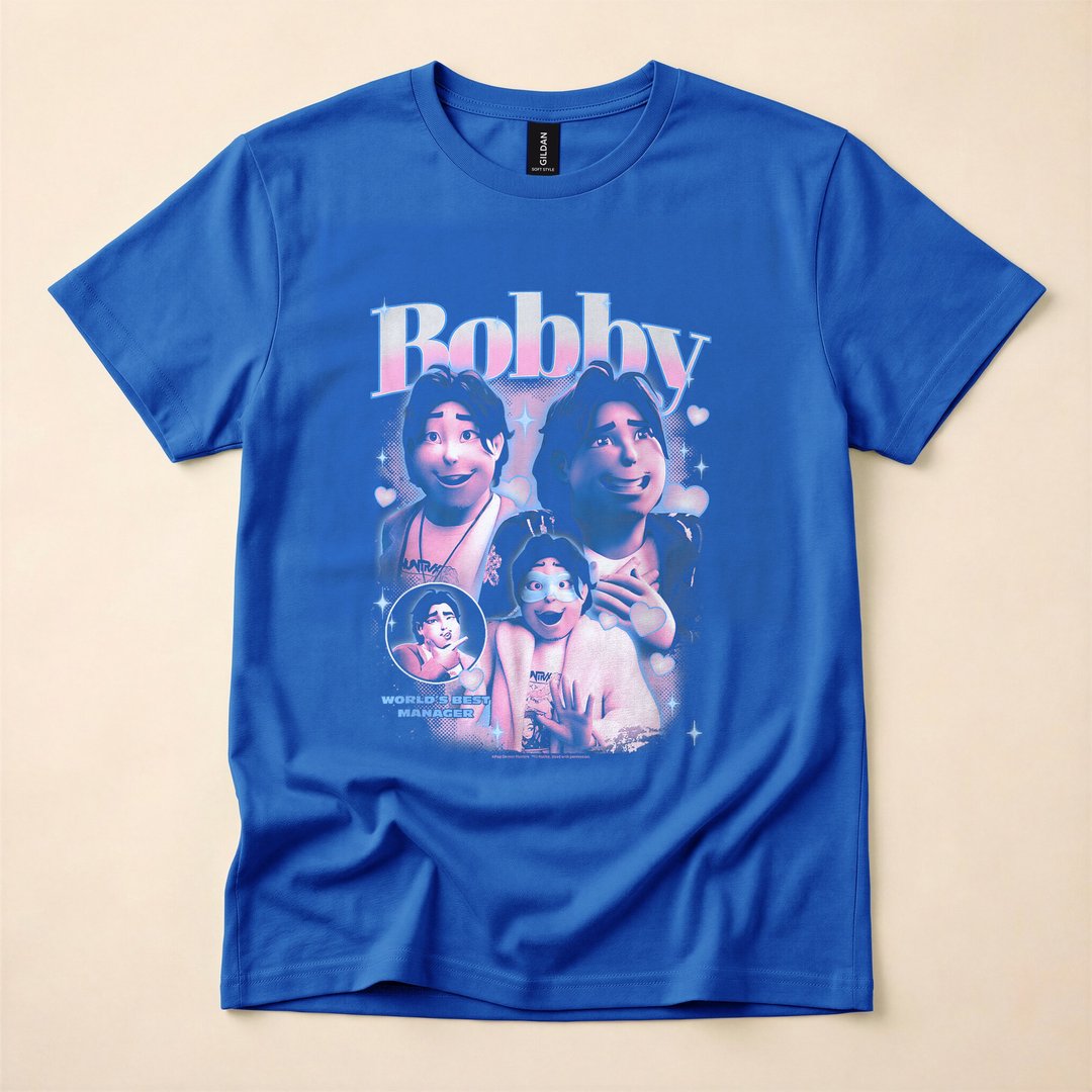 Halloween Bobby Showcase Y2K Retro Poster T-Shirt - photo 3