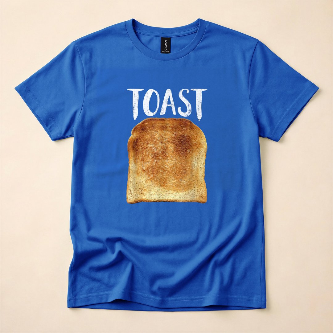 Toast Funny Bread Last-Minute Halloween Costume T-Shirt - photo 3