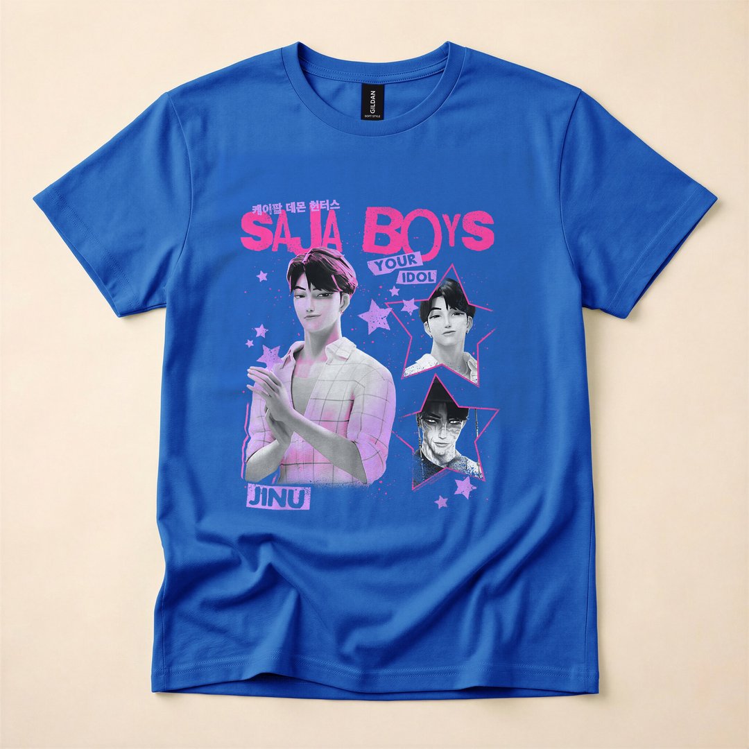 Saja Boys Your Idol Jinu Halloween K-Pop T-Shirt - photo 3