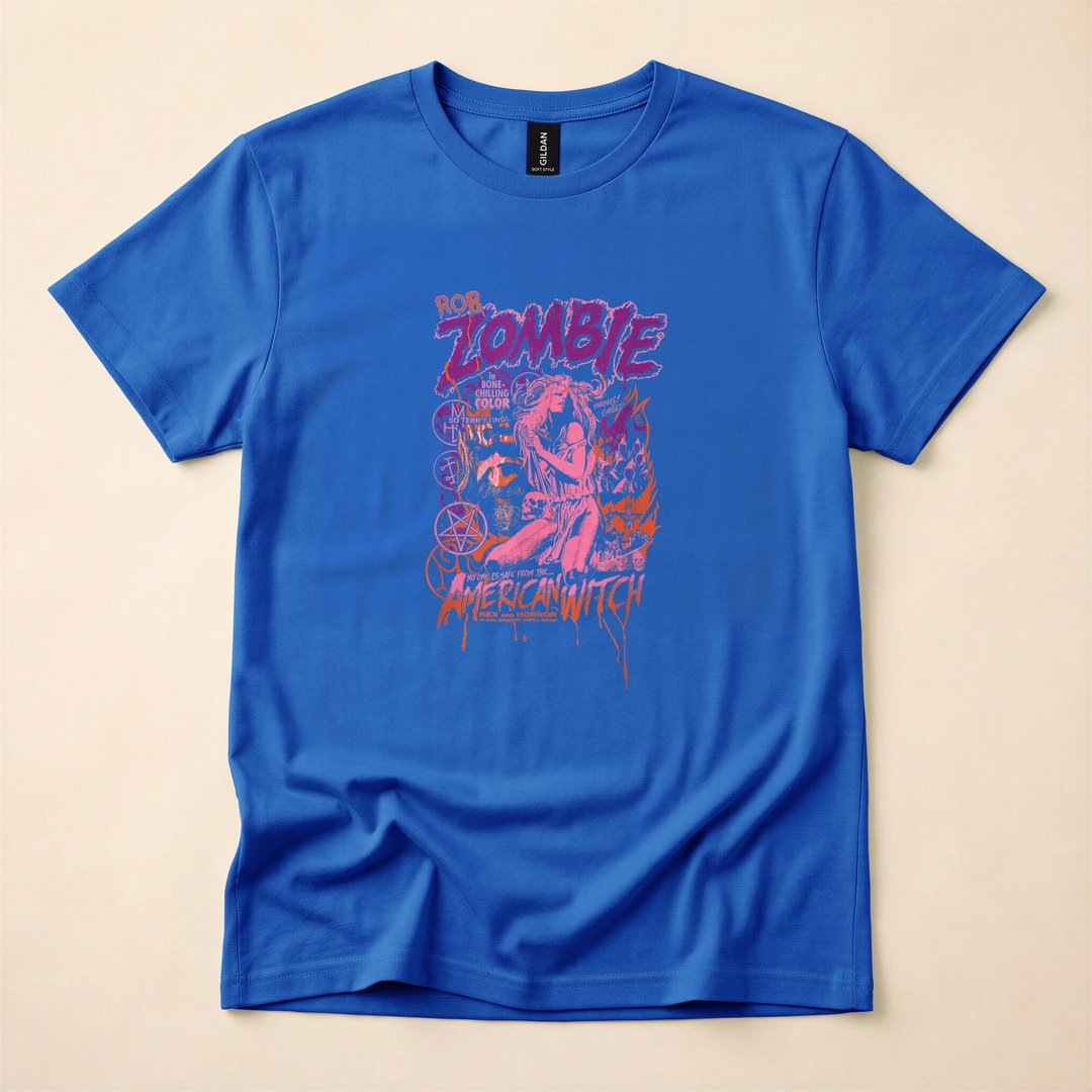 Rob Zombie American Witch Pastel Grunge T-Shirt - photo 3