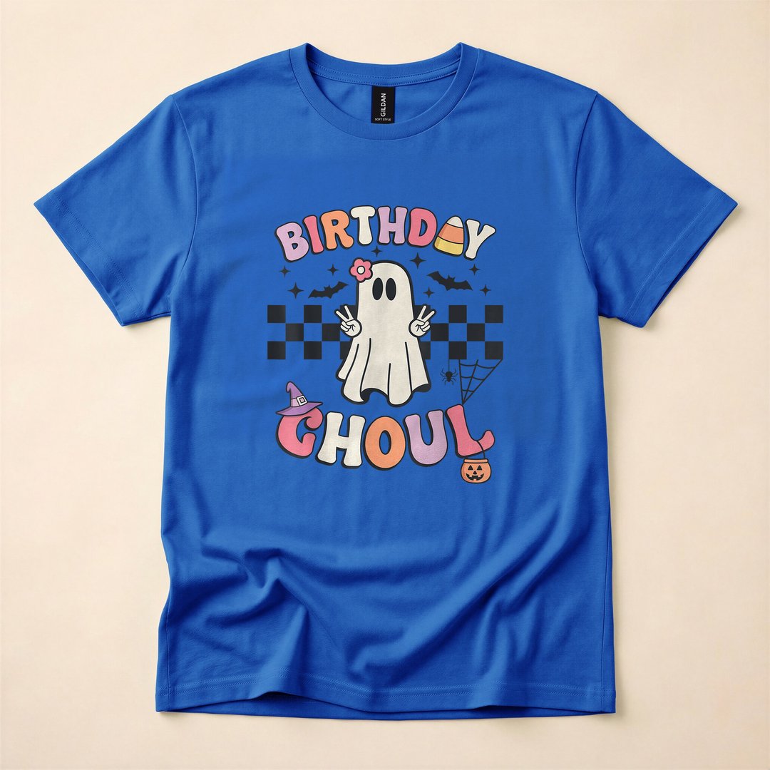 Halloween Birthday Ghoul Spooky BDay Party T-Shirt - photo 4
