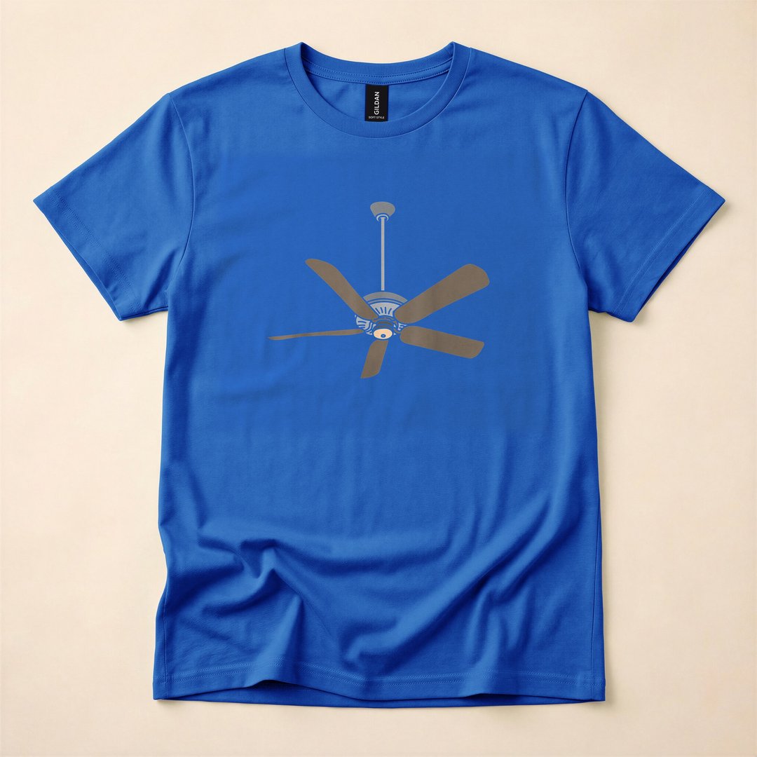 Ceiling Fan Lazy DIY Halloween Costume Funny Pun T-Shirt - photo 3