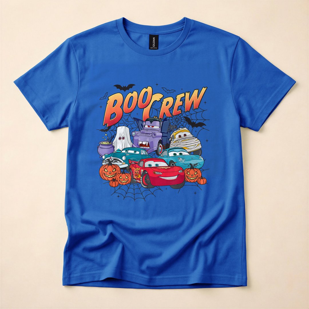 Disney Pixar Cars Boo Crew Monster Costume Halloween T-Shirt - photo 4