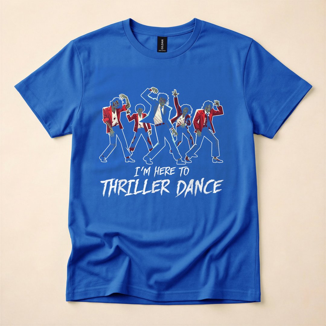 I'm Just Here to Thriller Dance Zombie Party T-Shirt - photo 3
