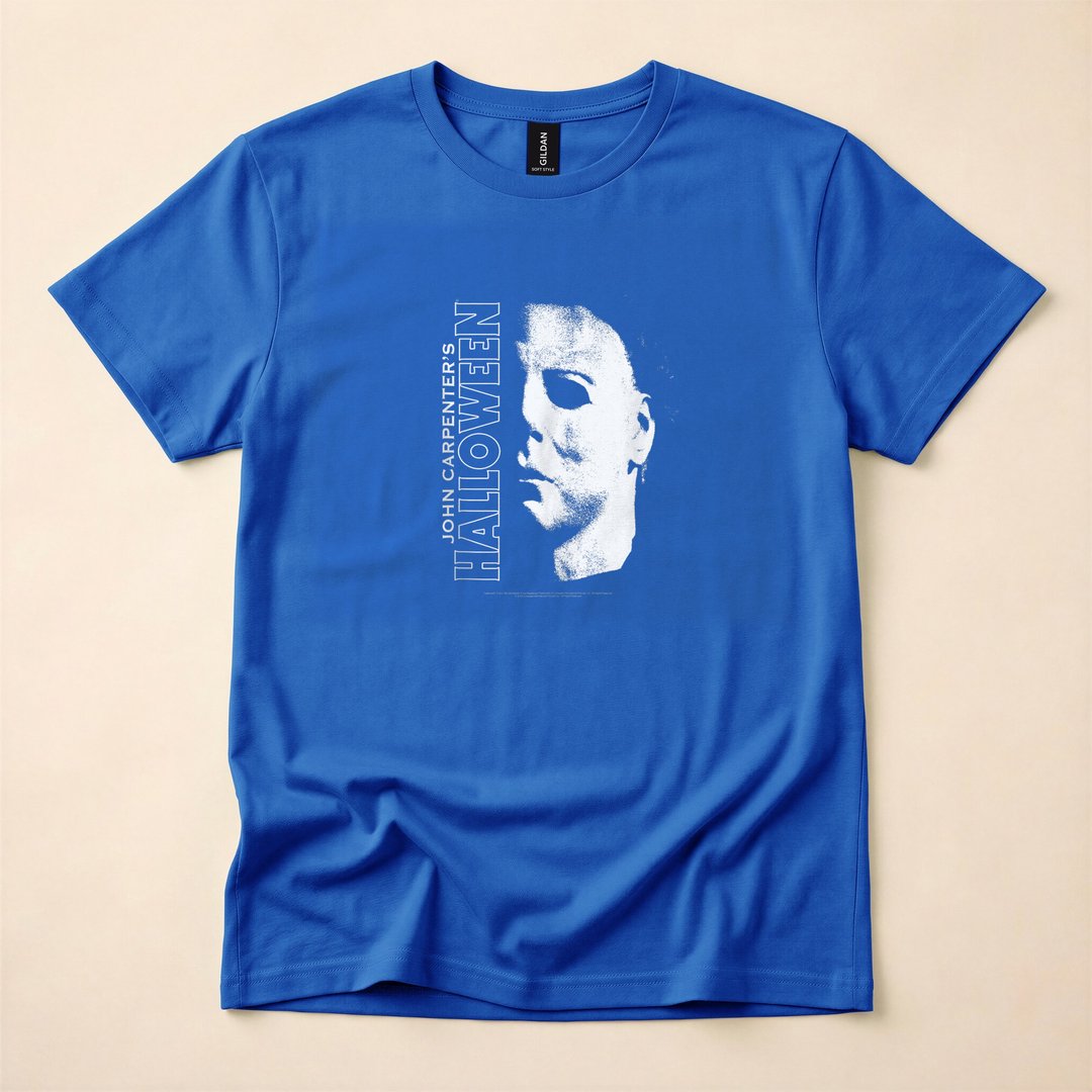 Michael Myers Large Face Halloween Horror T-Shirt - photo 3