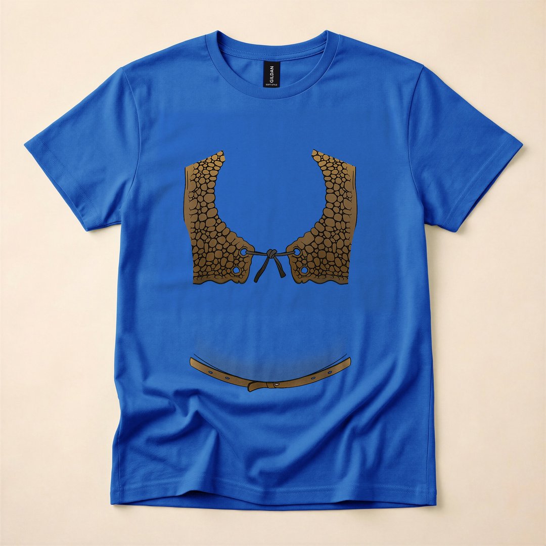 Shrek Halloween Big Chest Costume T-Shirt - photo 4