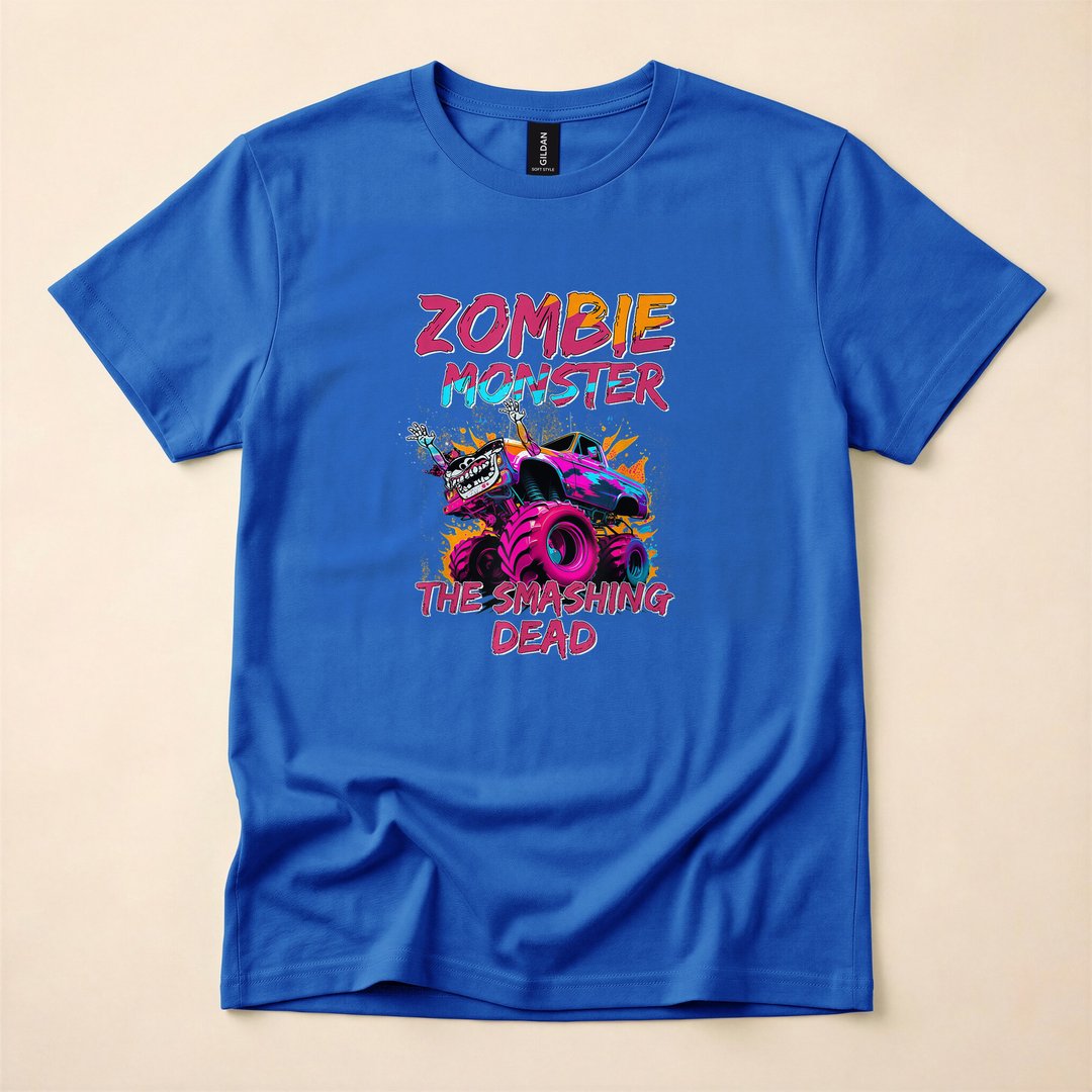 Zombie Monster Truck The Smashing Dead T-Shirt - photo 3