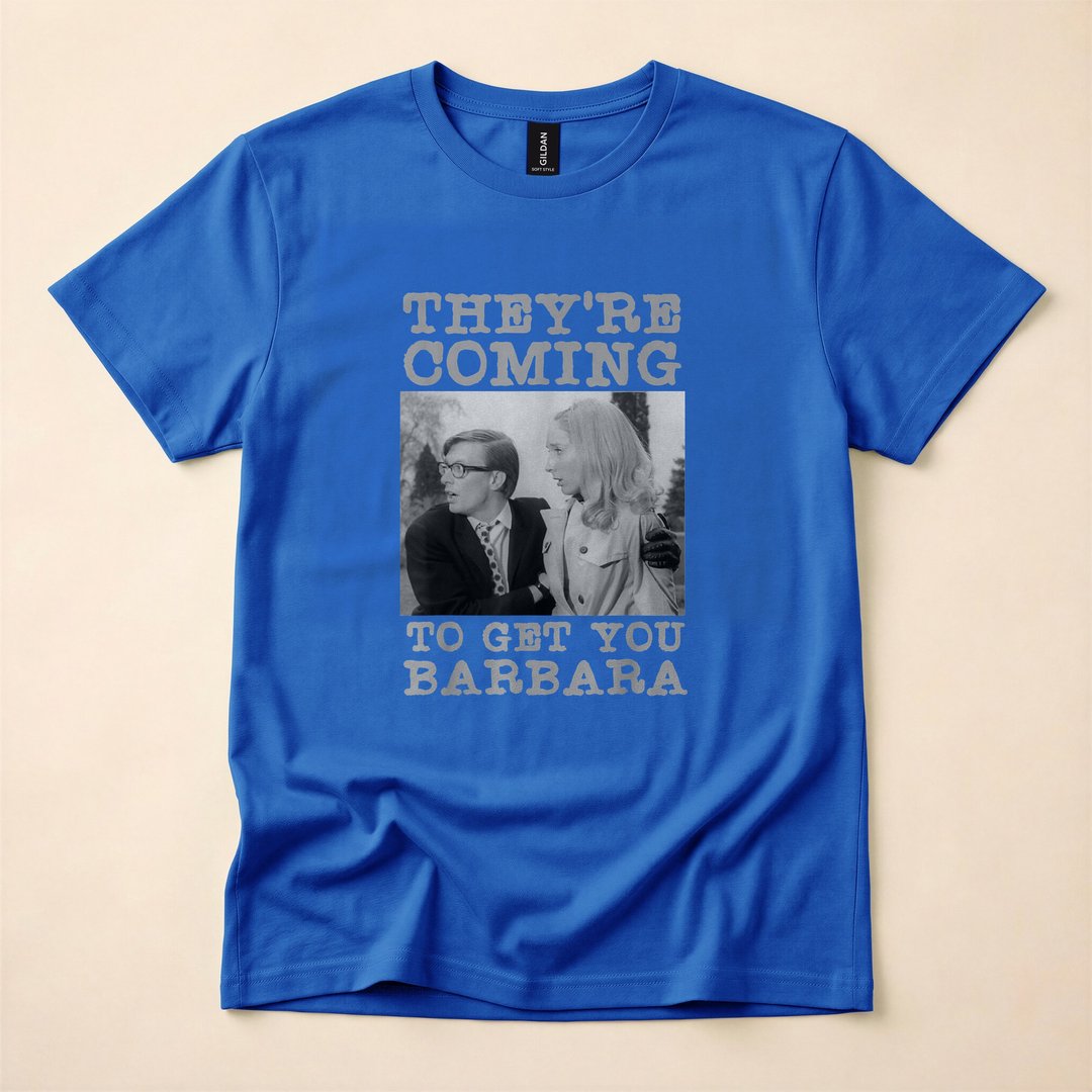 They're Coming to Get You Barbara Zombie Horror T-Shirt - photo 3