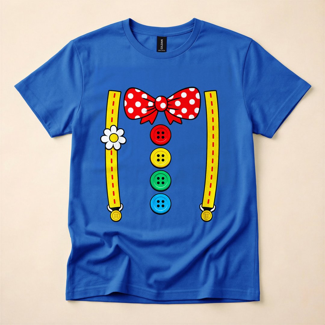Vintage Creepy Clown Halloween Costume T-Shirt - photo 3