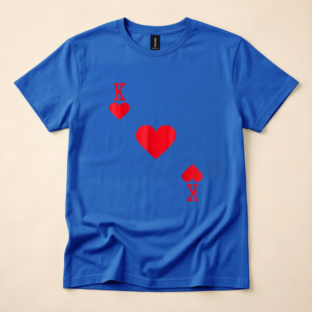 King of Hearts Playing Card Halloween Costume T-Shirt - photo 4