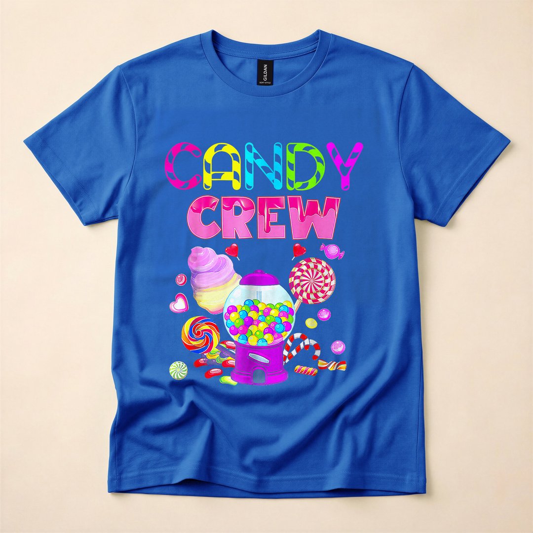 Candy Squad Crew Trick-or-Treat Halloween T-Shirt - photo 3