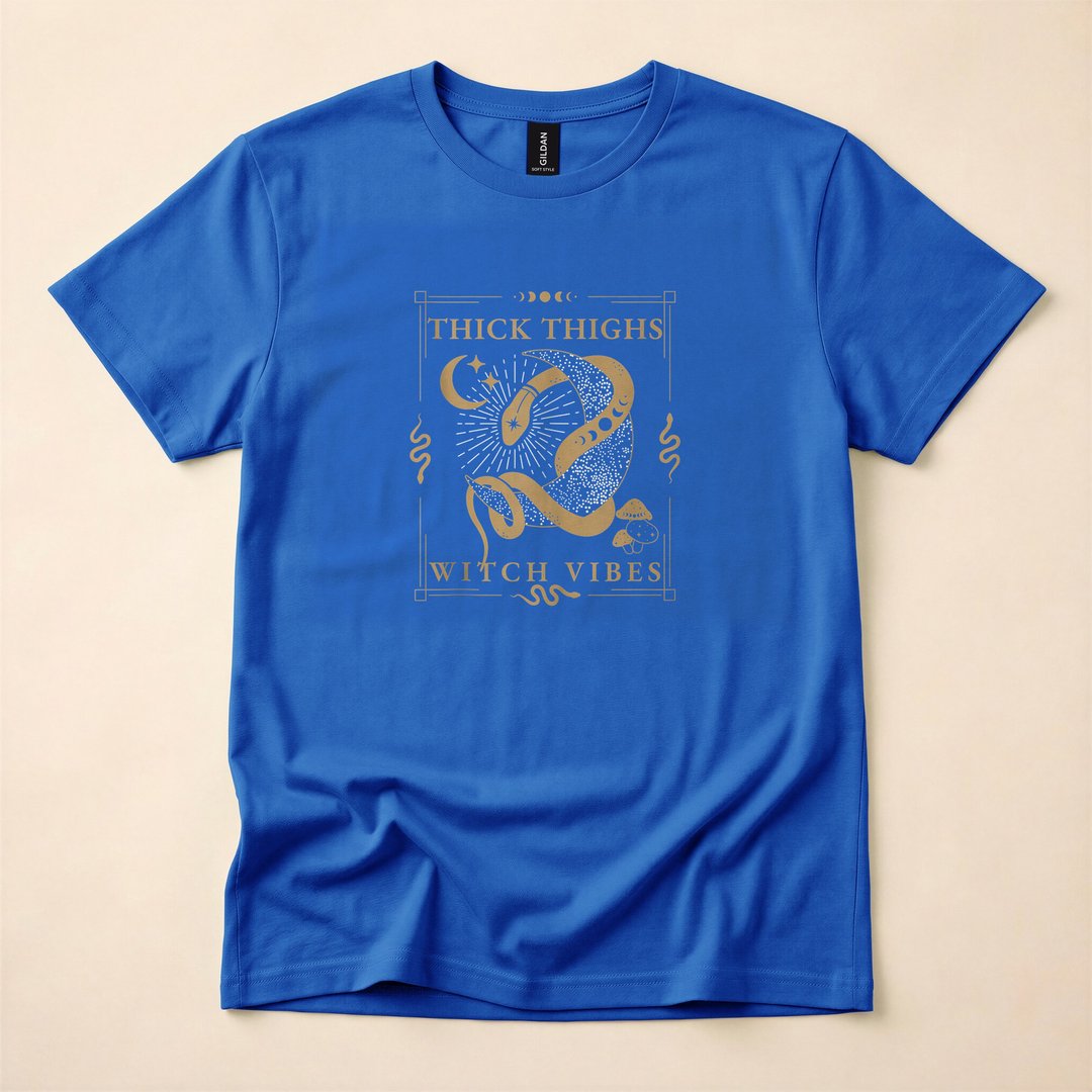 Snakes and Tarot Witch Vibes Spooky Occult T-Shirt - photo 3