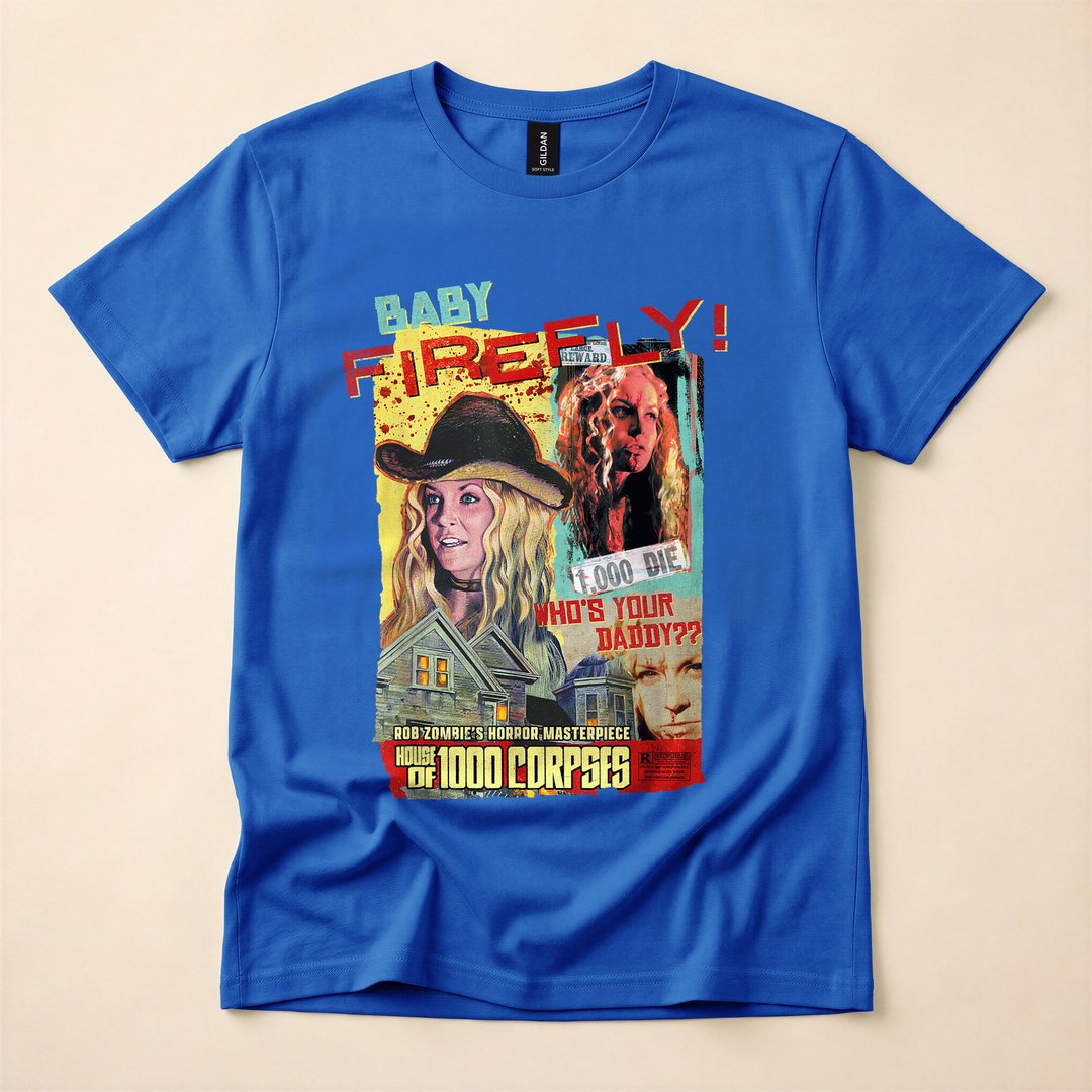 Rob Zombie Baby Firefly Horror Rock Halloween T-Shirt - photo 3