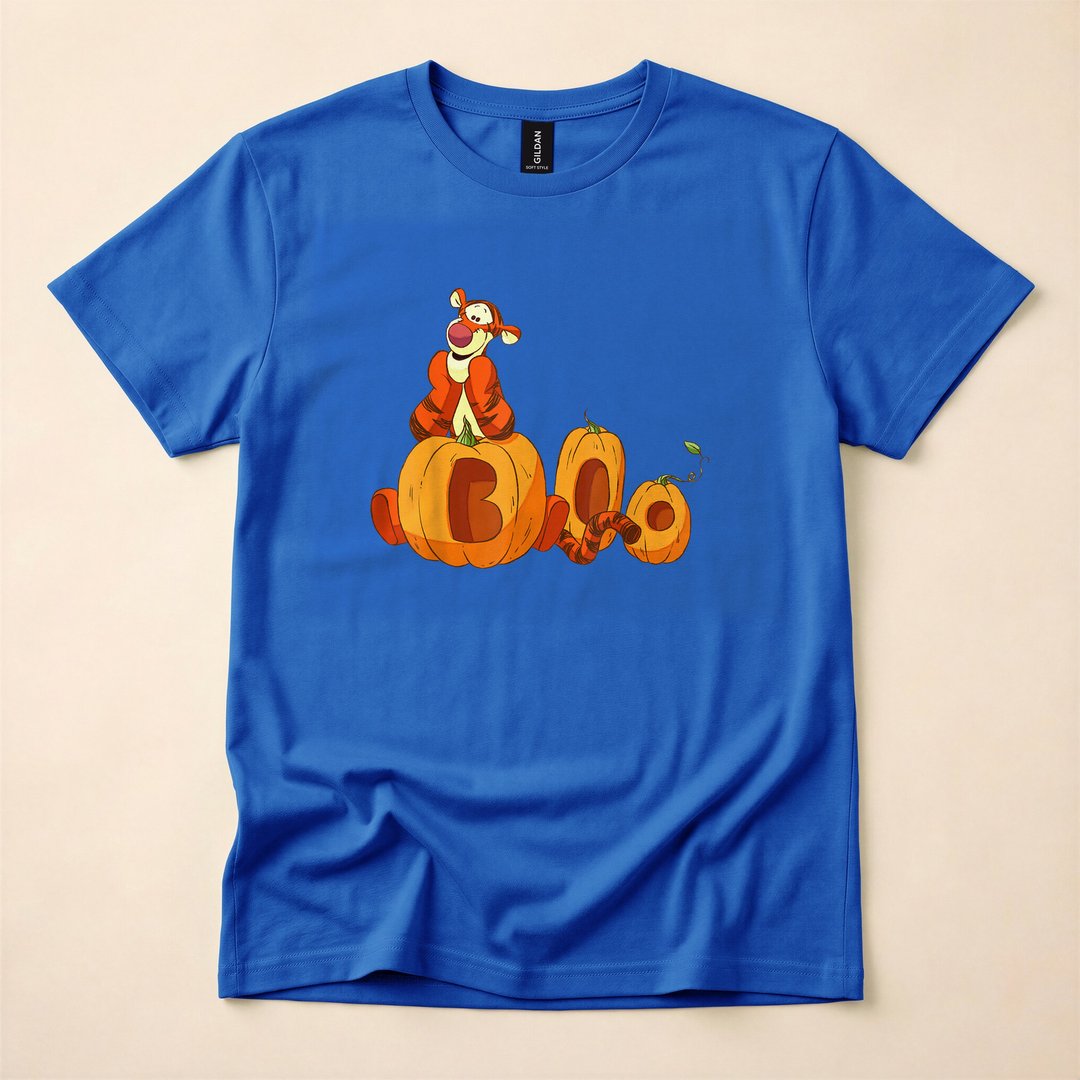 Tigger Boo and Pumpkins Disney Halloween T-Shirt - photo 3