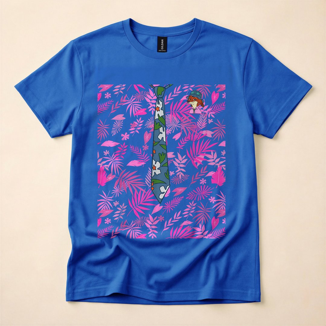 Zootopia Nick Wilde Shirt and Tie Halloween Costume T-Shirt - photo 4
