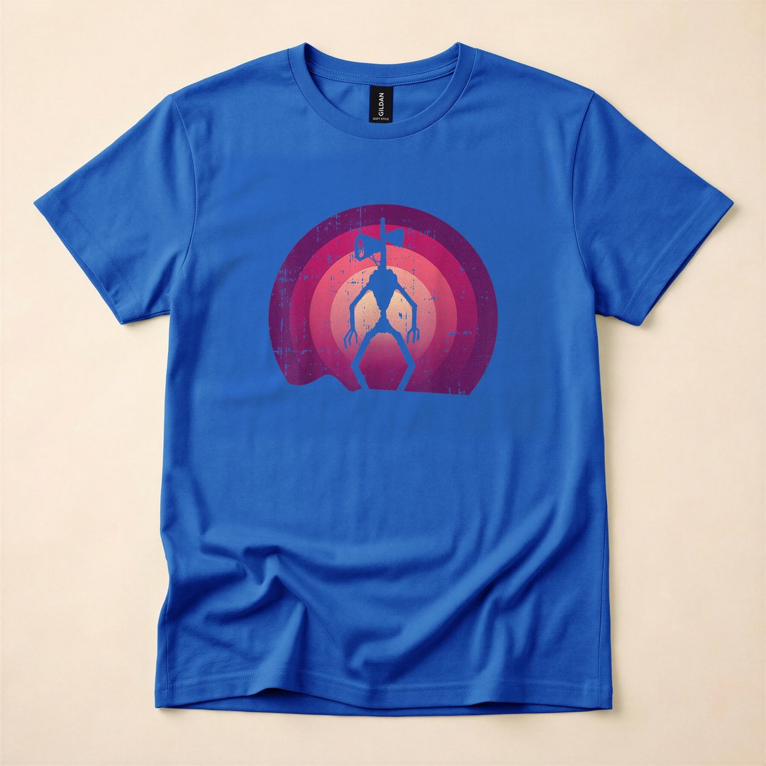 Siren Head Cryptid Lazy Halloween Costume T-Shirt - photo 3