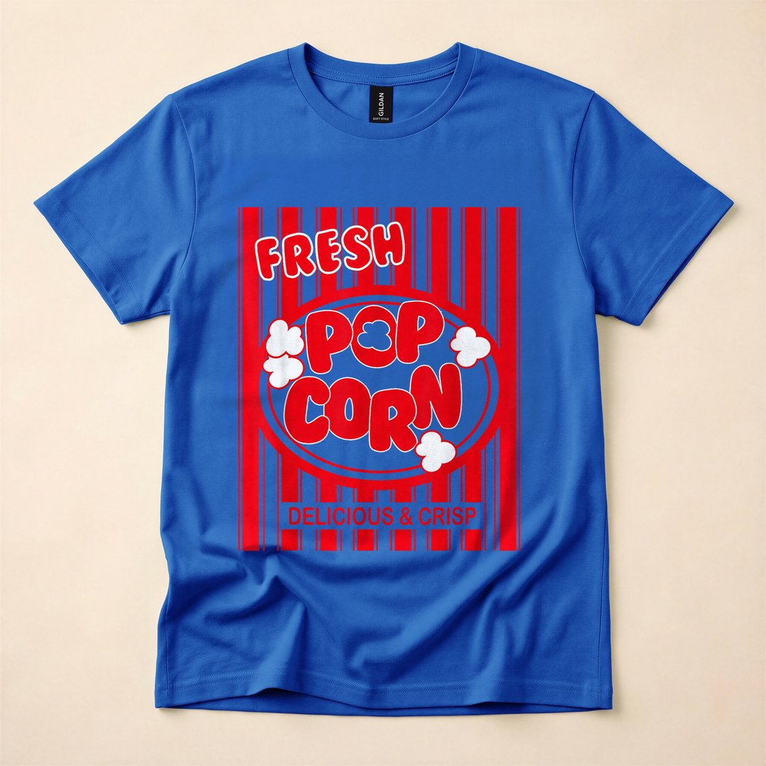Fresh Popcorn Bag Funny Halloween Costume T-Shirt - photo 4