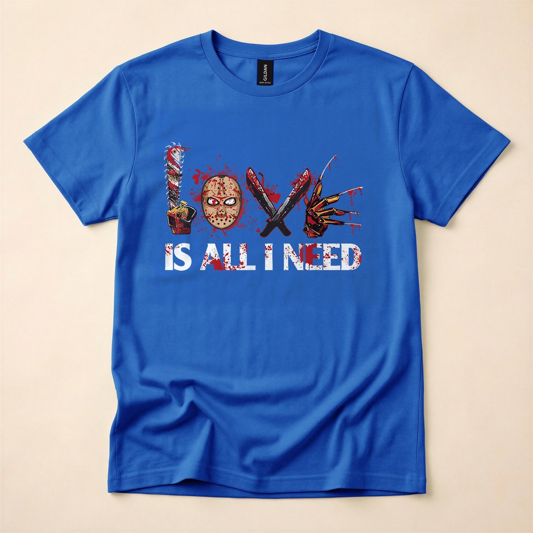 All I Need Is Halloween and Scary Horror Movies T-Shirt - photo 3