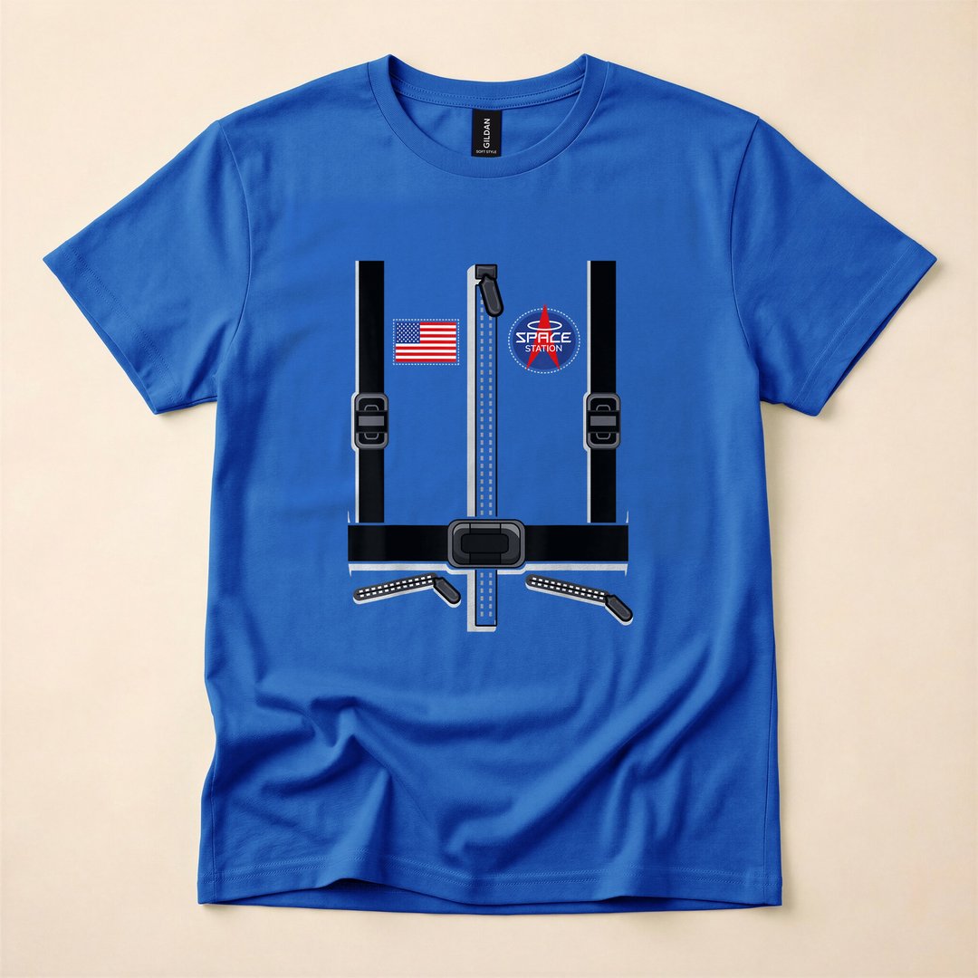 Astronaut Space Suit Funny Halloween Costume T-Shirt - photo 4