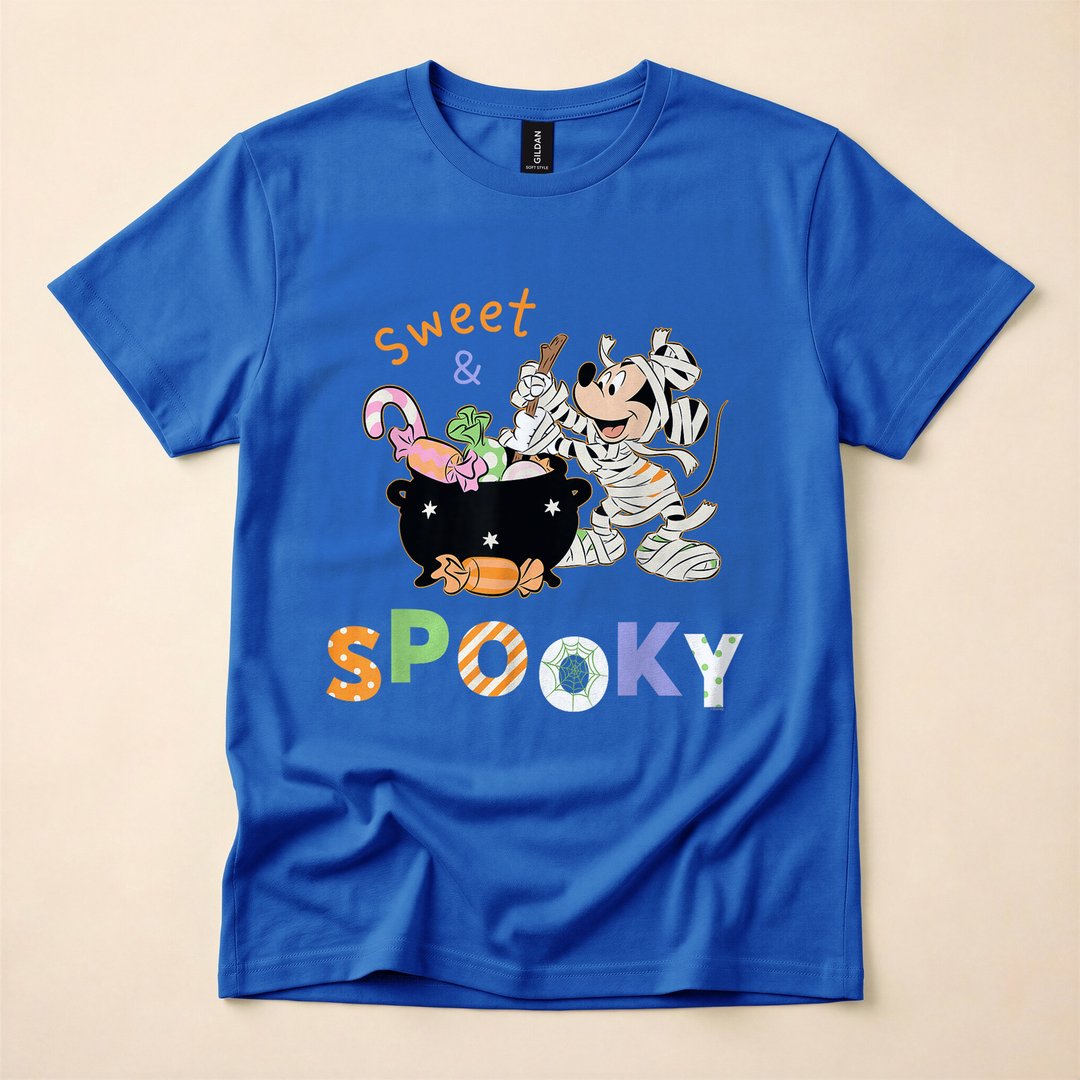 Mickey Mouse Sweet and Spooky Halloween Candy T-Shirt - photo 3