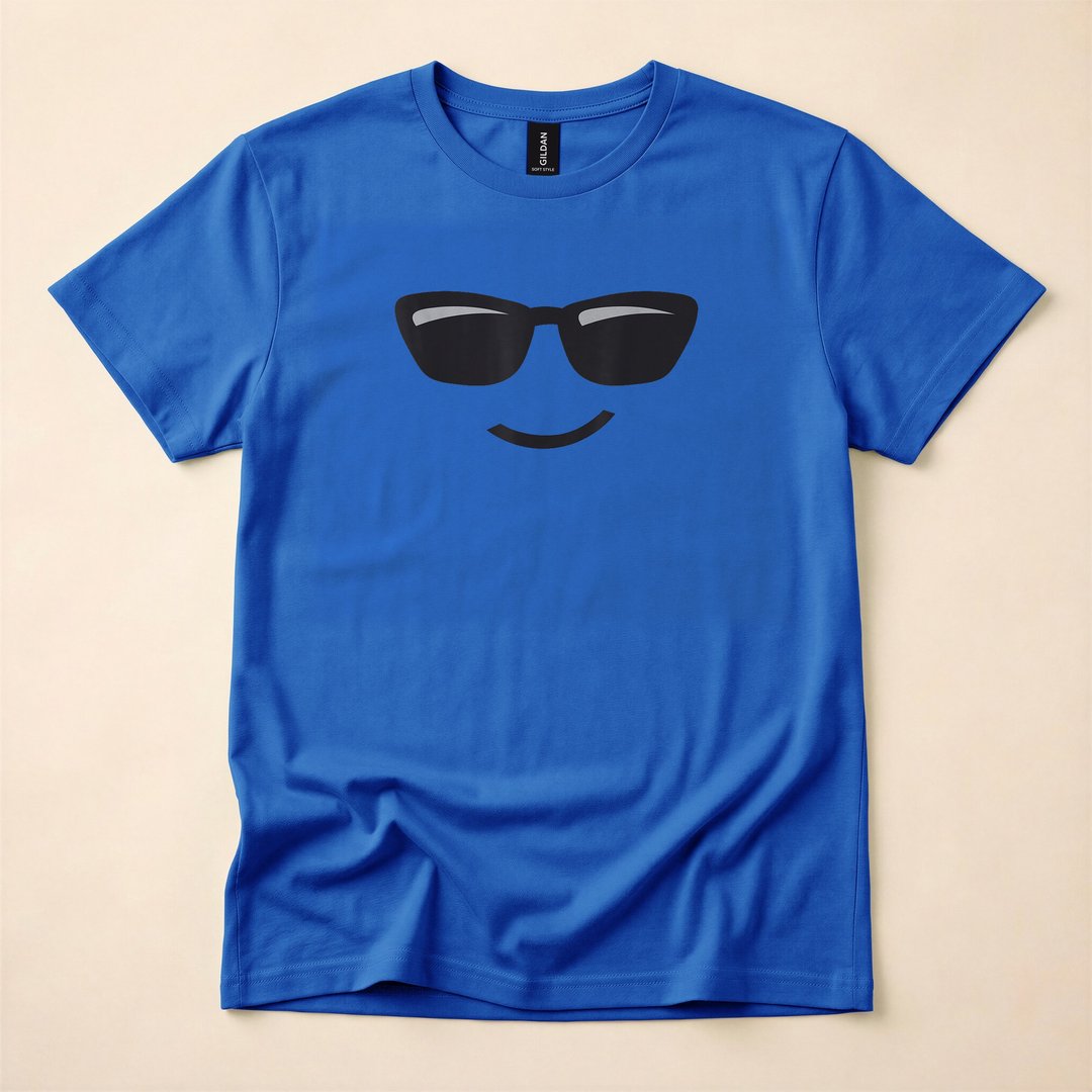 Sunglasses Emoticon Group Halloween Costume T-Shirt - photo 4