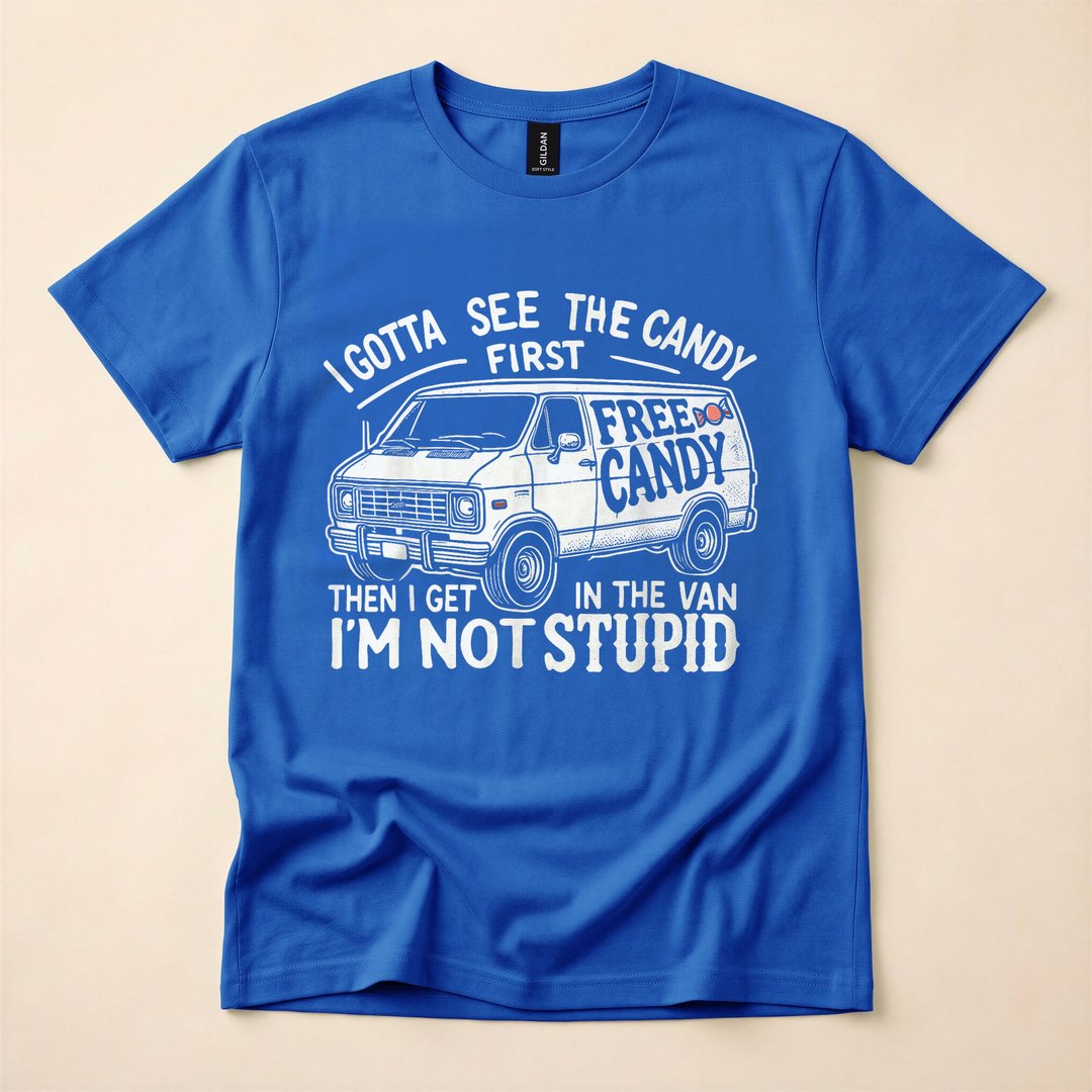 I Gotta See the Candy First Funny Halloween T-Shirt - photo 3