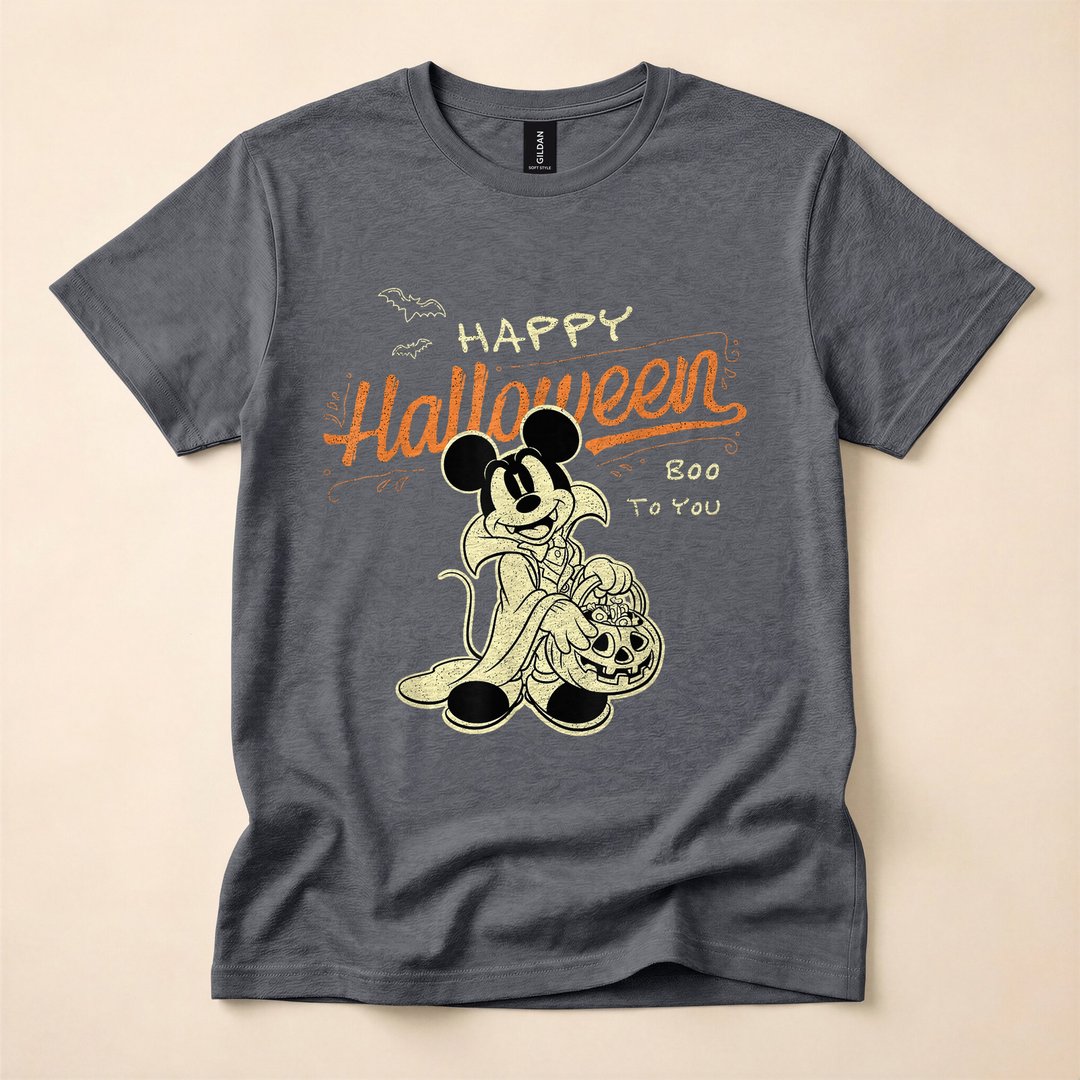Mickey Mouse Vampire Boo to You Halloween T-Shirt - photo 4
