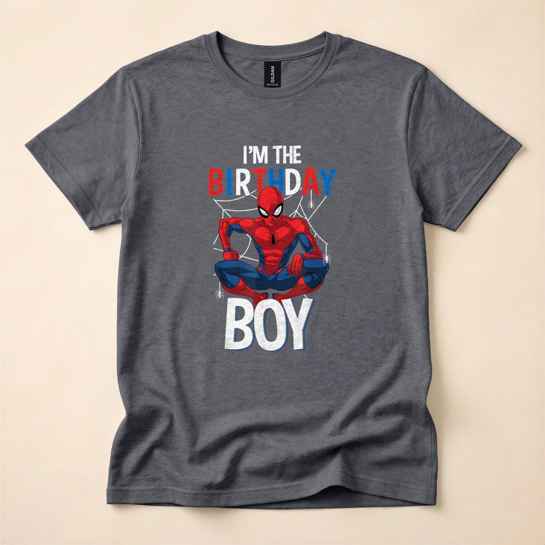 Spider-Man I'm the Birthday Boy Classic T-Shirt - photo 4