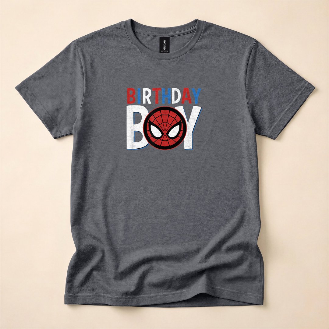 Spider-Man Birthday Boy Comic Celebration T-Shirt - photo 4