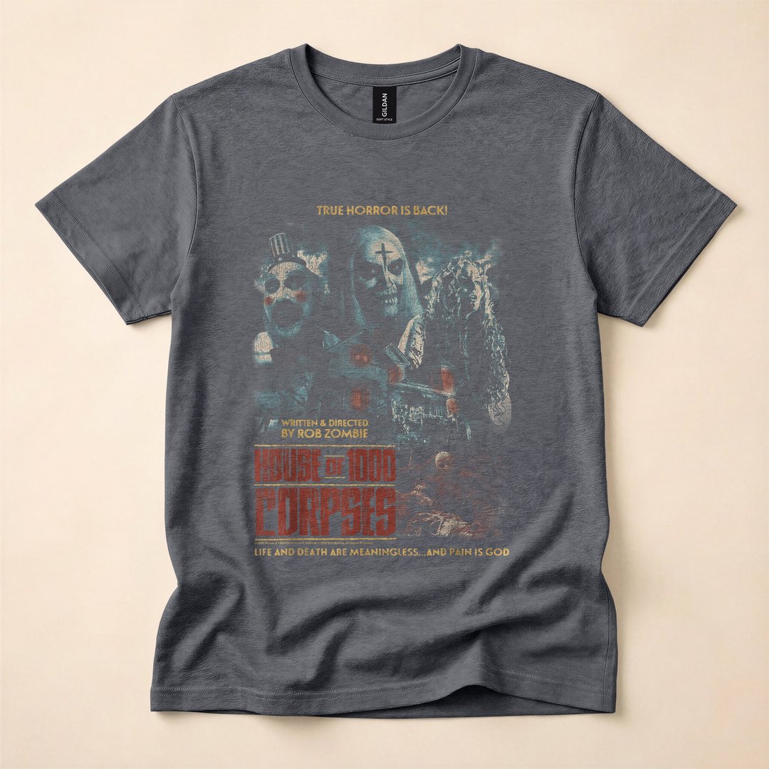 Rob Zombie Horror Movie Collage Poster T-Shirt - photo 4