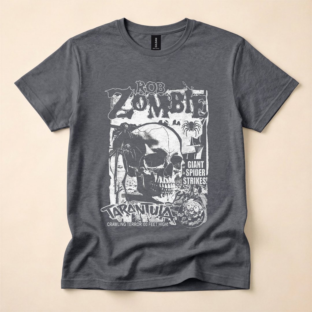 Rob Zombie Tarantula Creepy Spider Horror T-Shirt - photo 4
