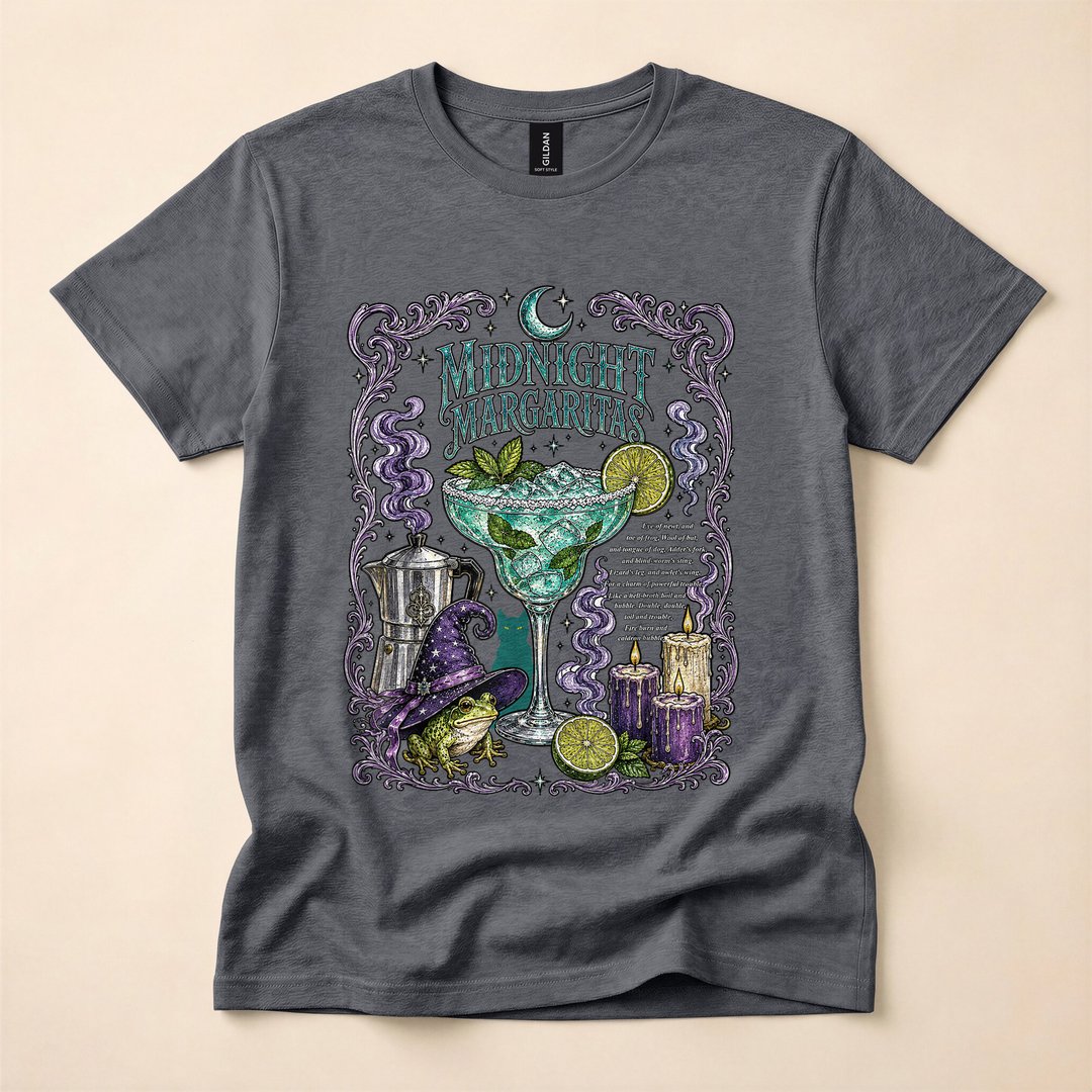 Midnight Margaritas Witch Cocktail Night T-Shirt - photo 4