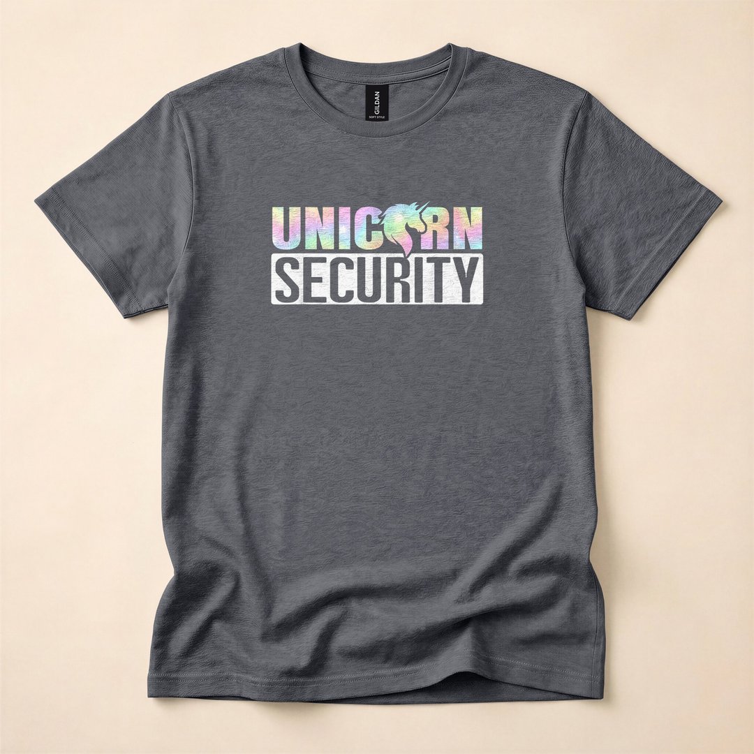 Mom Dad Daughter Unicorn Security Halloween Costume T-Shirt - photo 4